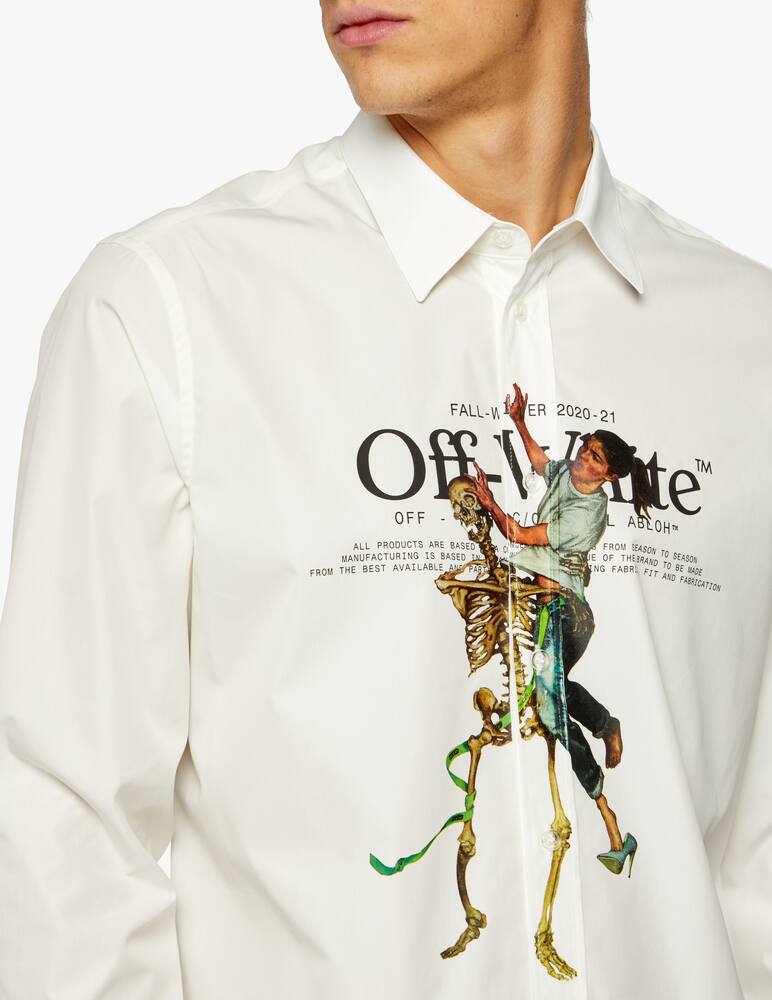 rinascente Off-White Pascal skeleton shirt