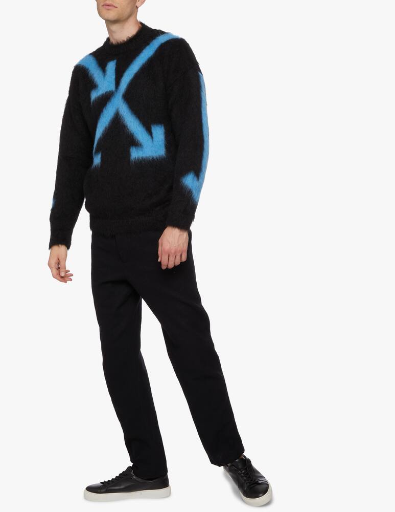 rinascente Off-White Maglione fuzzy arrows mohair