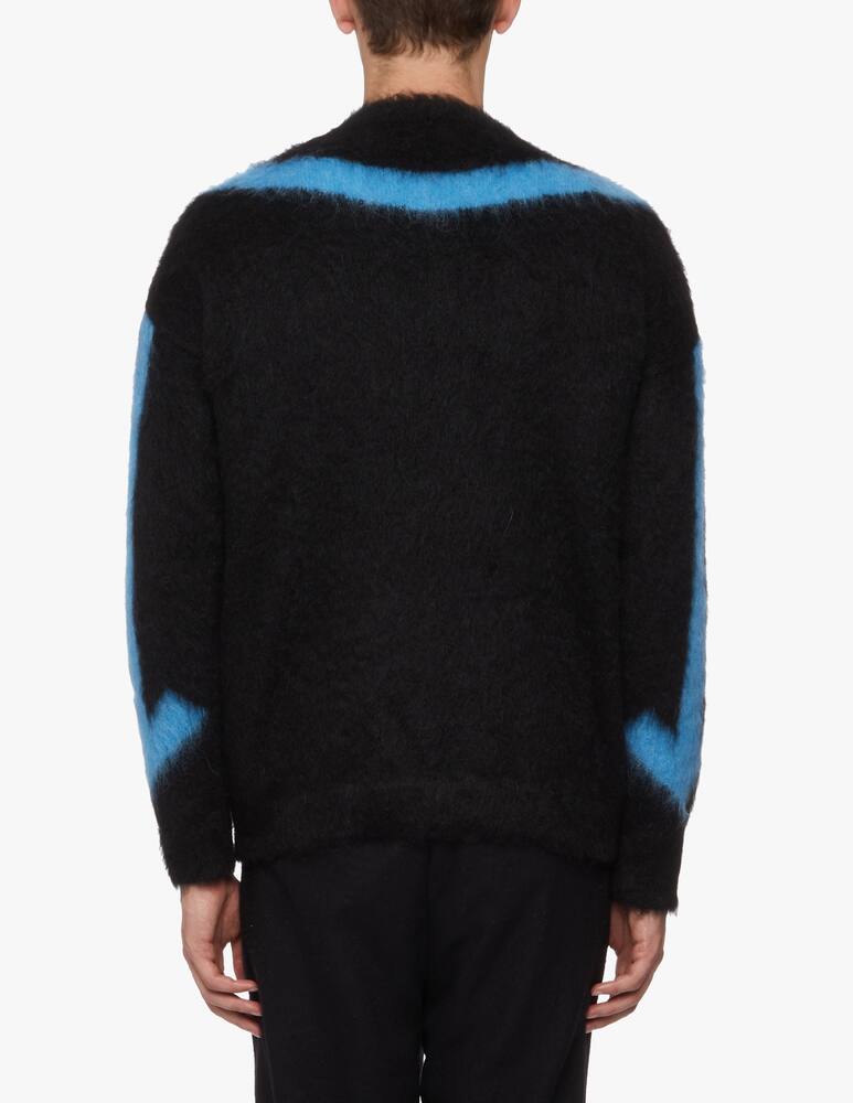 rinascente Off-White Maglione fuzzy arrows mohair