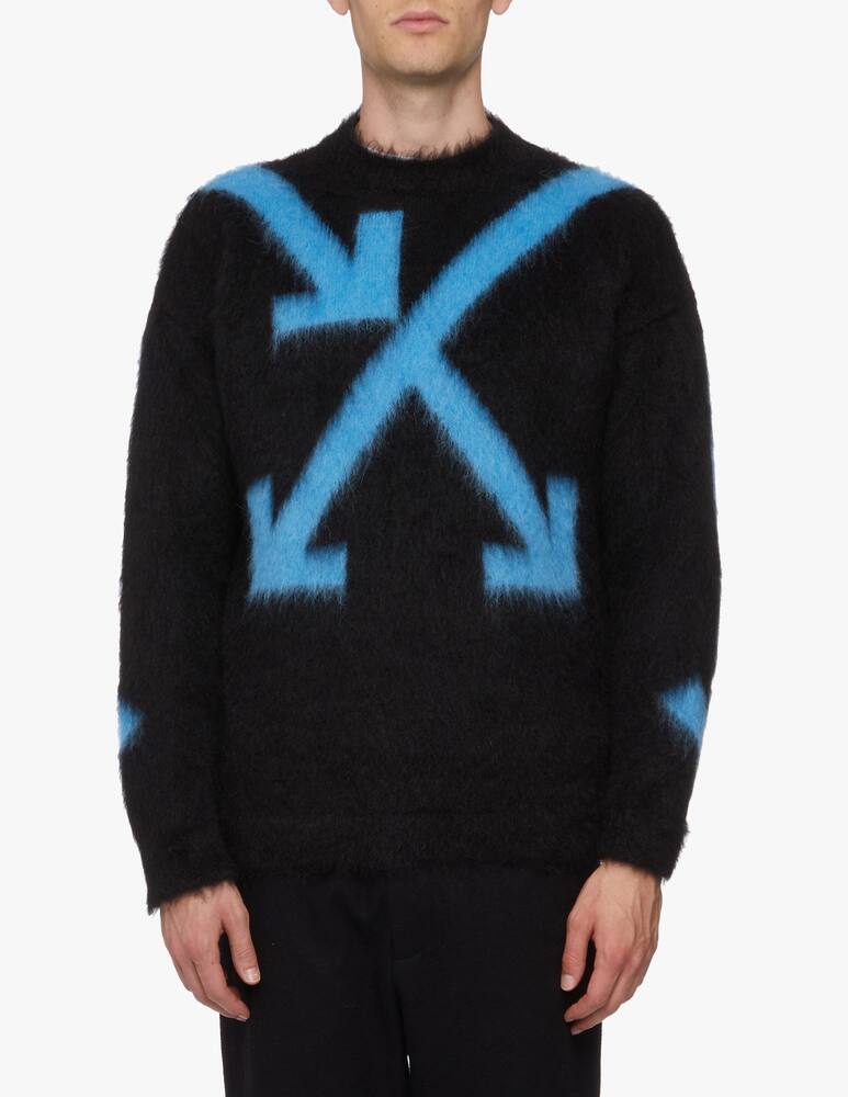 rinascente Off-White Maglione fuzzy arrows mohair