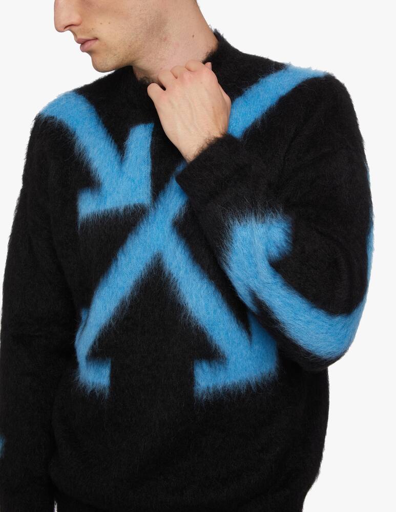 rinascente Off-White Maglione fuzzy arrows mohair
