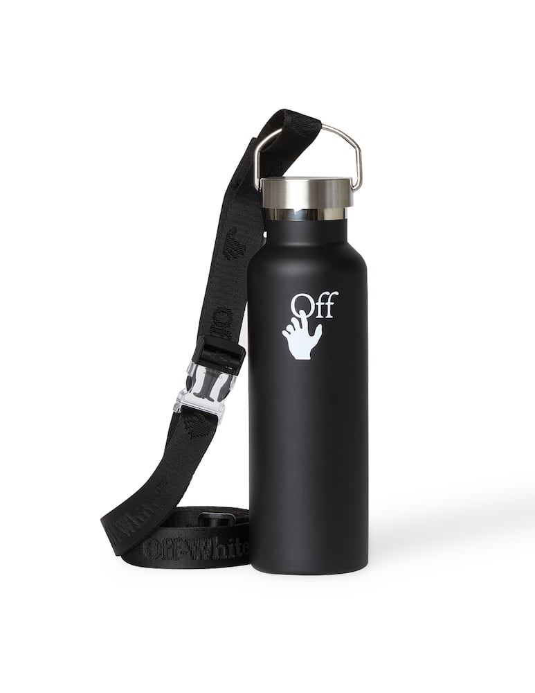 rinascente Off-White Borraccia grafica hands con tracolla