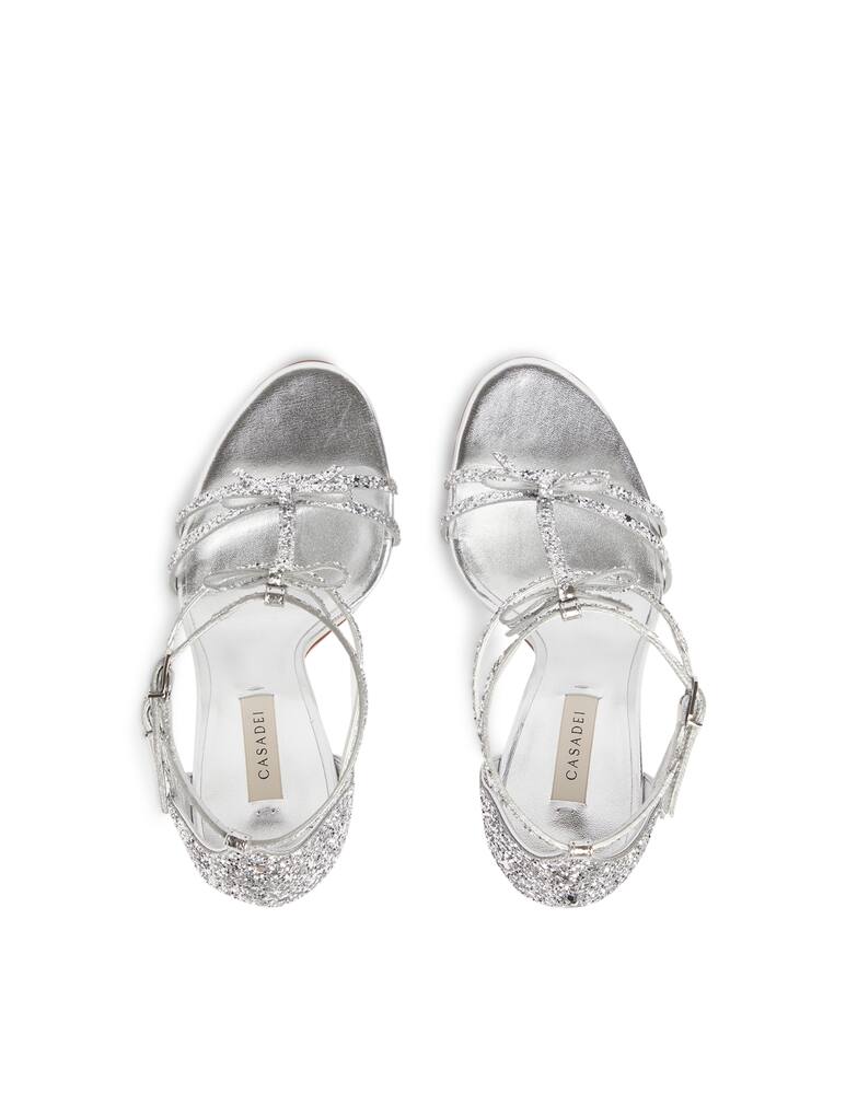 rinascente Casadei Sandali con tacco Penny Blade Myflower - argento