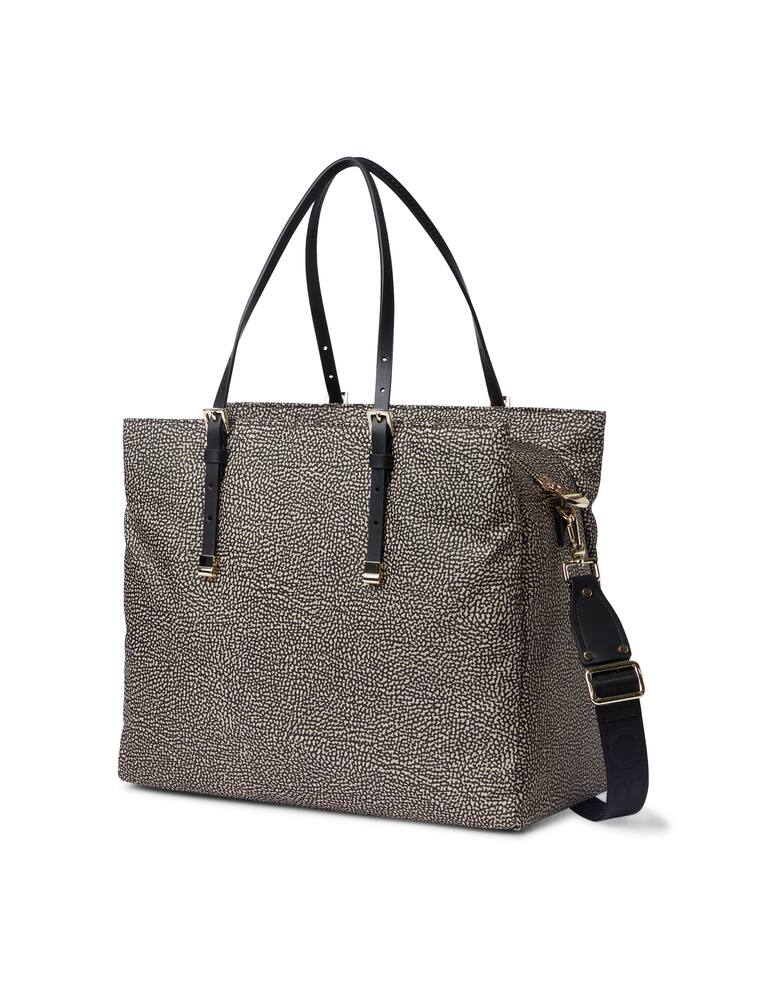 rinascente Borbonese Borsa shopping large con tracolla
