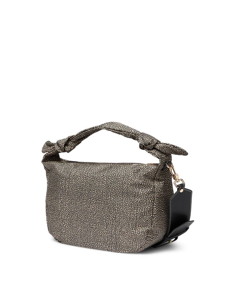 rinascente Borbonese Desert small hobo bag