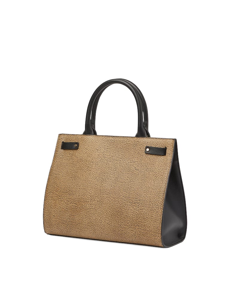 rinascente Borbonese Borsa shopper media Out of office - beige