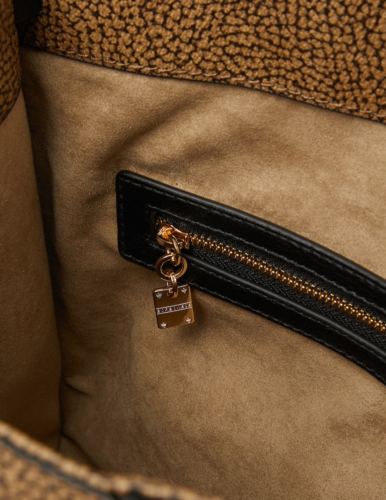 rinascente Borbonese Borsa shopper media Out of office - beige