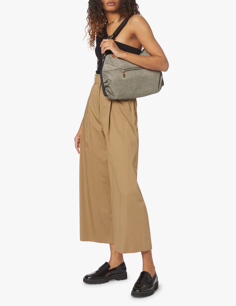 rinascente Borbonese Borsa a mano media in pelle - nero