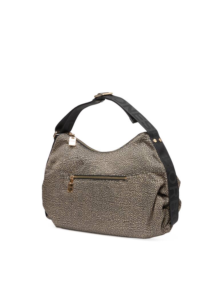 rinascente Borbonese Borsa a mano media in pelle - nero