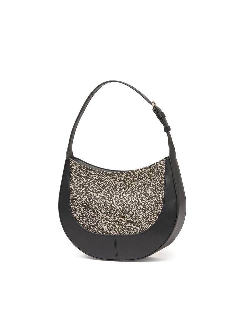 rinascente Borbonese Borsa a mano piccola in pelle - nero