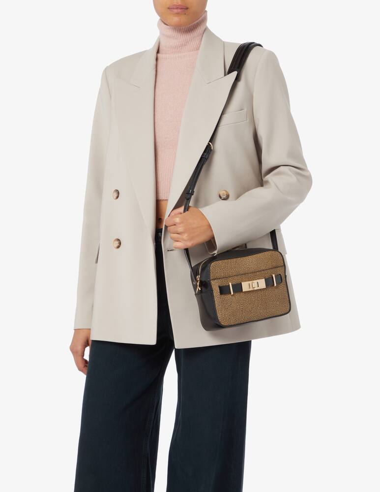 rinascente Borbonese Small camera case bag - Brown