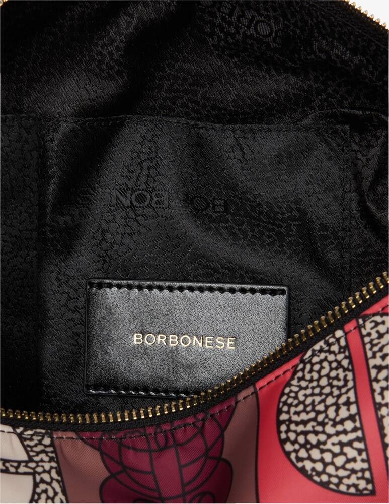 rinascente Borbonese Luna bag middle - Rosso