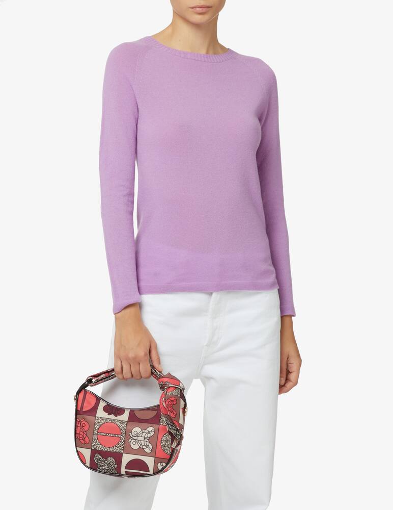 rinascente Borbonese Petite luna bag - Pink