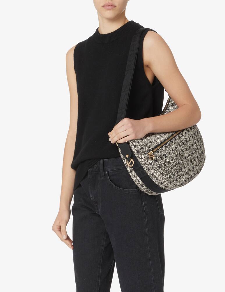 rinascente Borbonese Middle luna bag