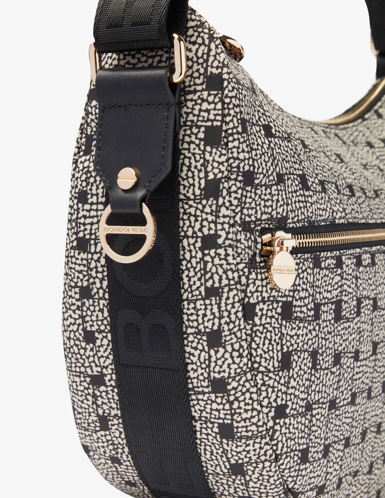 rinascente Borbonese Middle luna bag