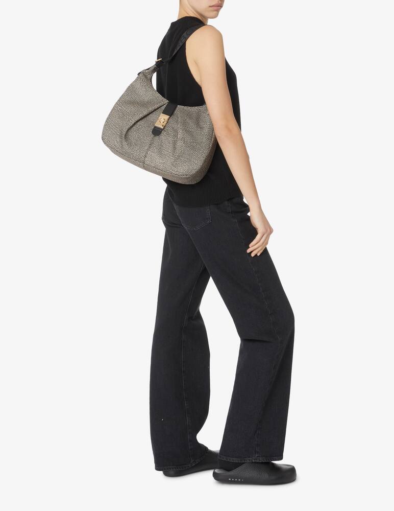 Borbonese Borsa Hobo Cortina Medium - immagine 2 Borbonese Borsa Hobo Cortina Medium - immagine 2