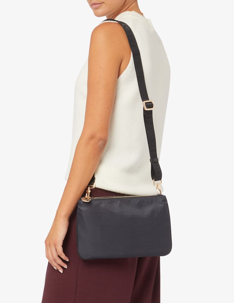 Borbonese Borsa a tracolla Eco Line Small - immagine 2 Borbonese Borsa a tracolla Eco Line Small - immagine 2