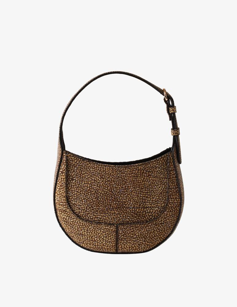 rinascente Borbonese Swarovski x Borbonese Hobo 110 bag mini - Brown
