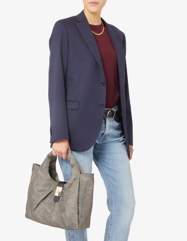 rinascente Borbonese Medium shopping bag s/s