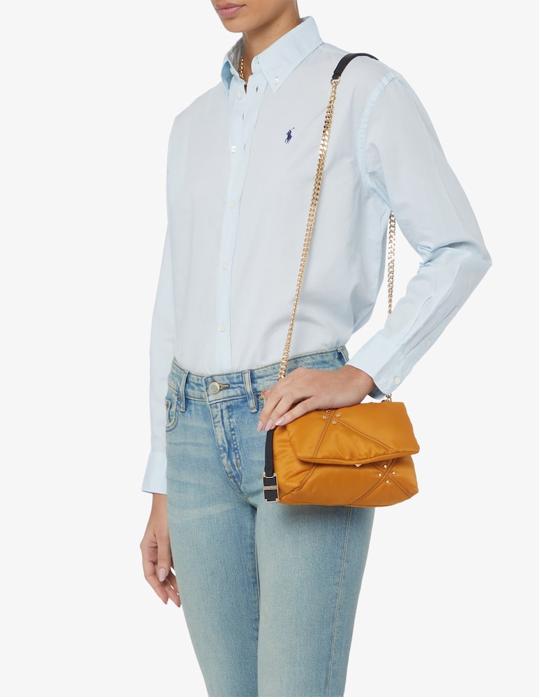 rinascente Borbonese Mini cross over bag w/flap