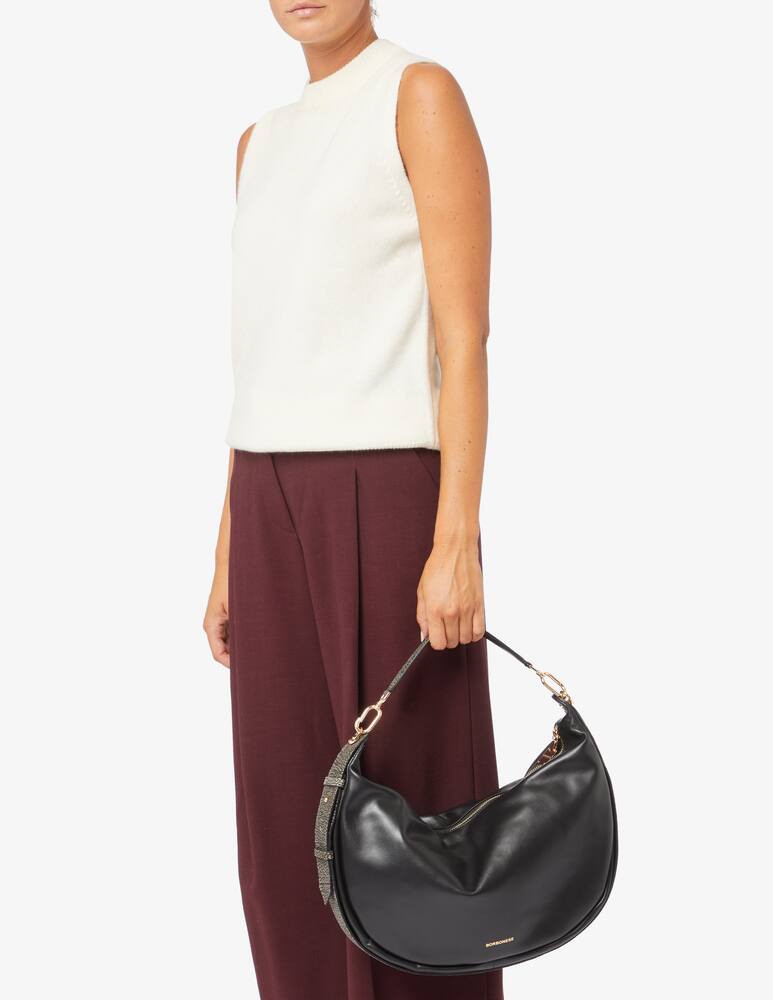 rinascente Borbonese Borsa hobo Oyster M