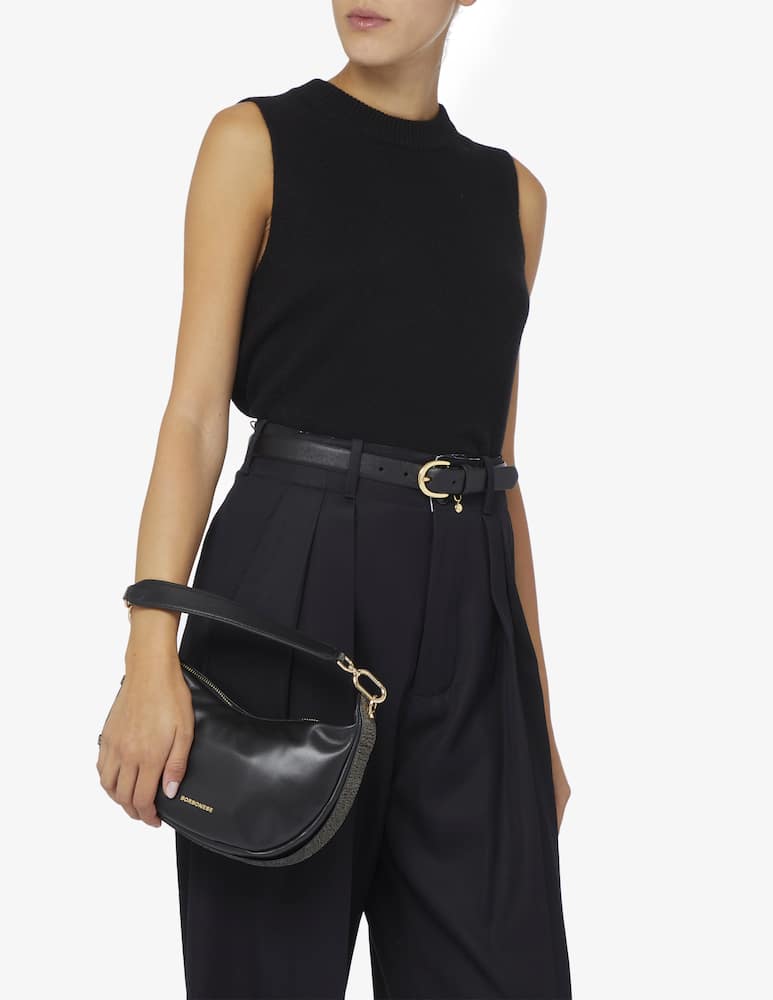 rinascente Borbonese Borsa hobo Oyster Mini