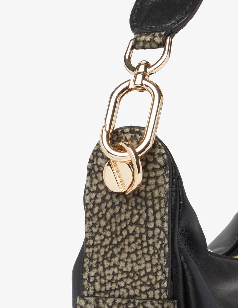 rinascente Borbonese Borsa hobo Oyster Mini