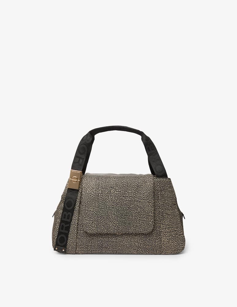Borbonese Borsa cortina bauletto M - immagine 1 Borbonese Borsa cortina bauletto M - immagine 1
