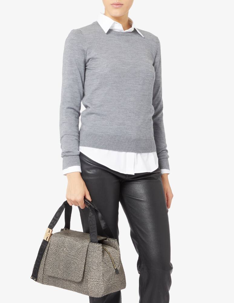 rinascente Borbonese Borsa cortina bauletto M