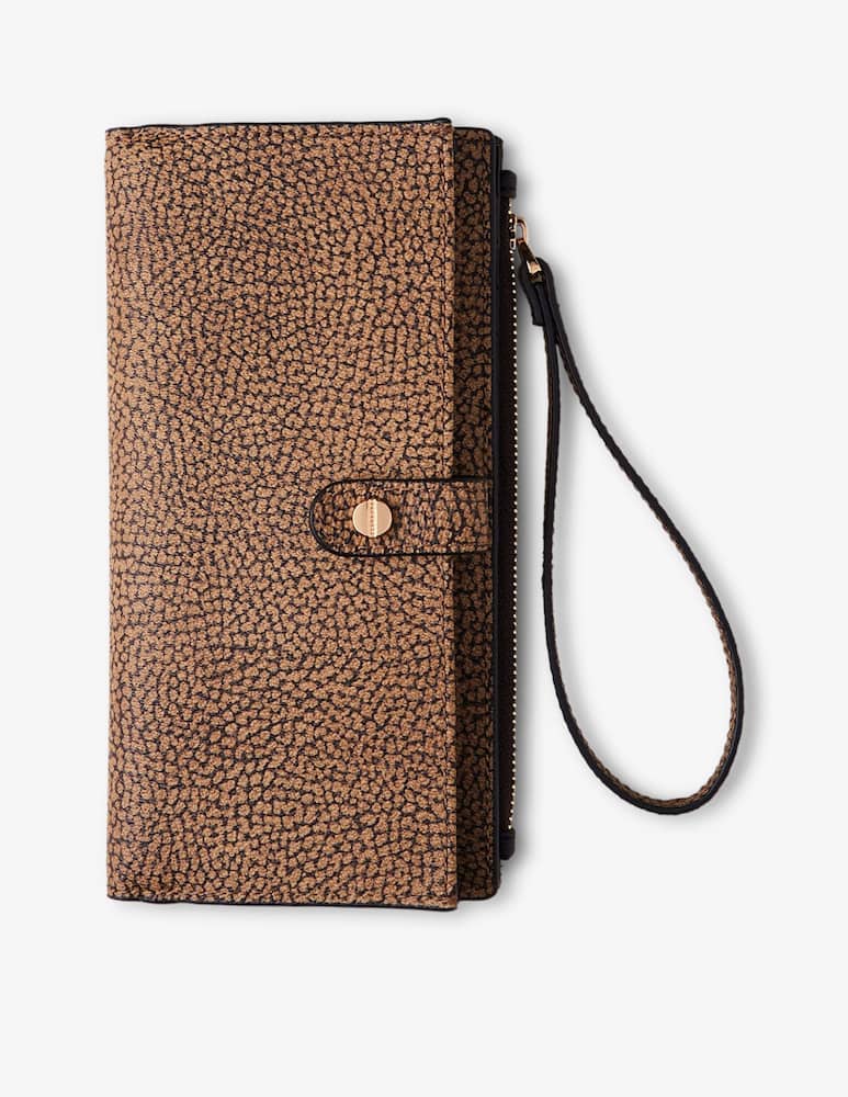 rinascente Borbonese Wristlet phone holder and wallet