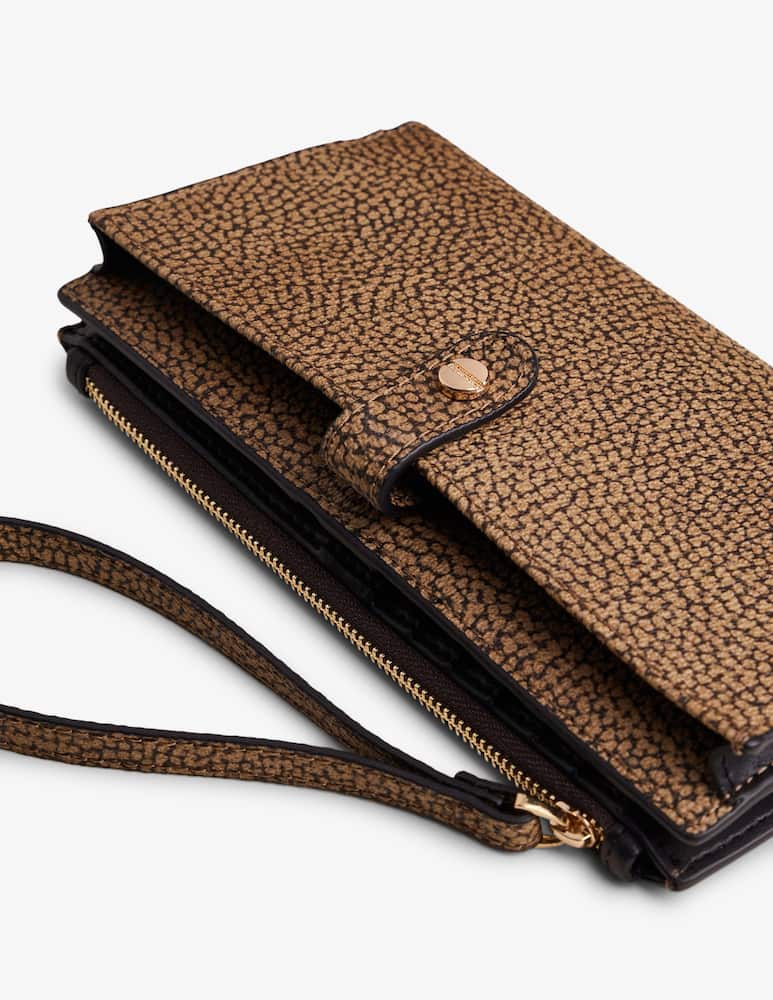 rinascente Borbonese Wristlet phone holder and wallet