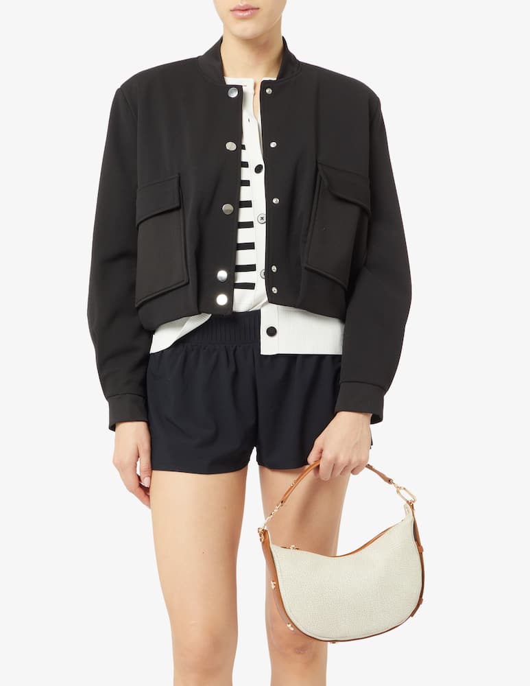 rinascente Borbonese Oyster hobo petite bag