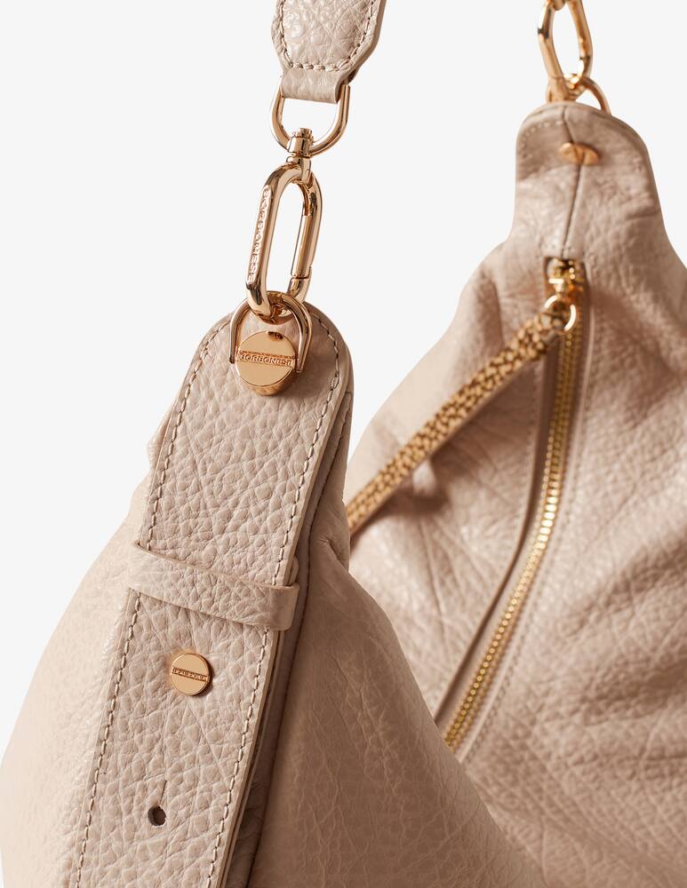rinascente Borbonese Borsa Oyster Hobo Medium