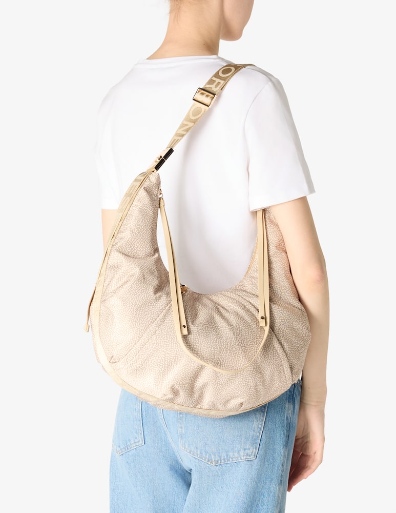 Borbonese Borsa hobo Fold M - immagine 2 Borbonese Borsa hobo Fold M - immagine 2