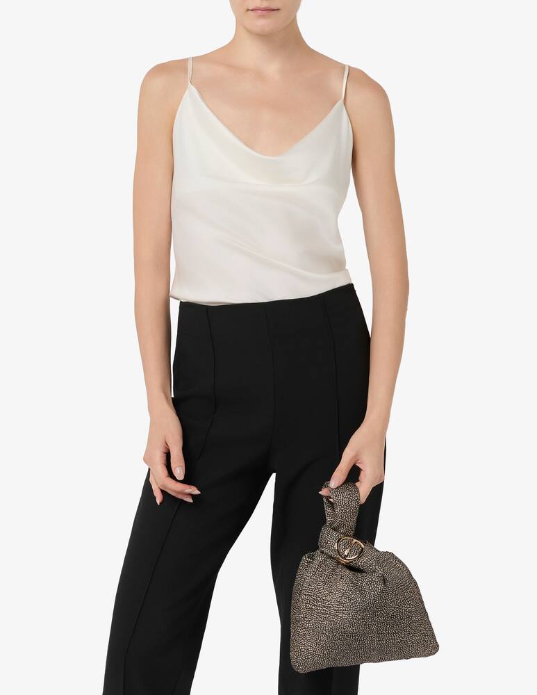 rinascente Borbonese Knot handle bag