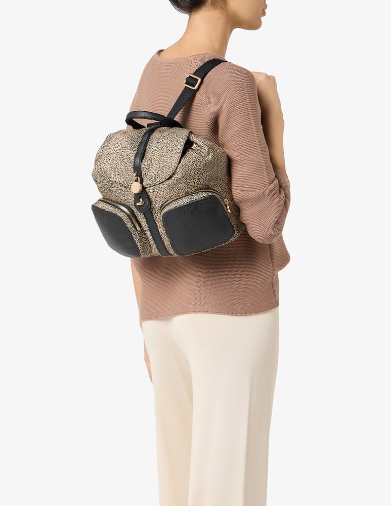 rinascente Borbonese Pocket zip backpack