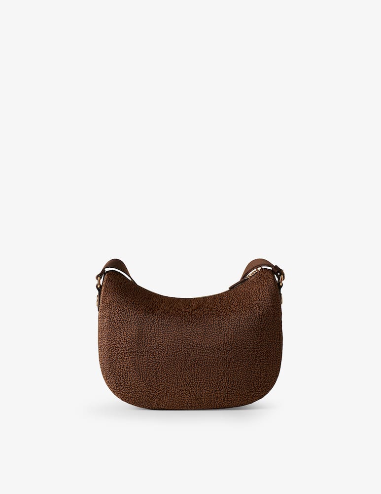 Borbonese Luna nylon medium shoulder bag - picture 1 Borbonese Luna nylon medium shoulder bag - picture 1