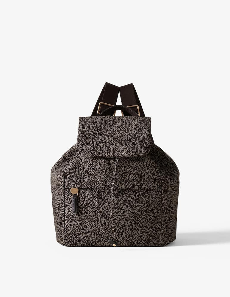 rinascente Borbonese Backpack medium with flap