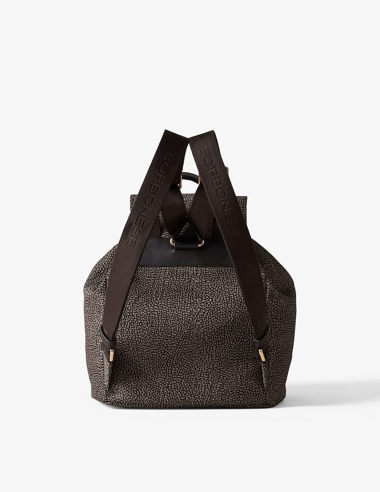 rinascente Borbonese Backpack medium with flap