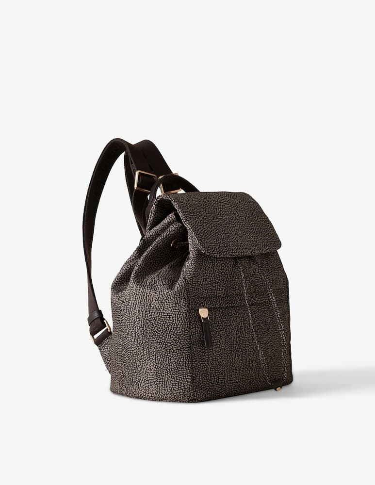 rinascente Borbonese Backpack medium with flap