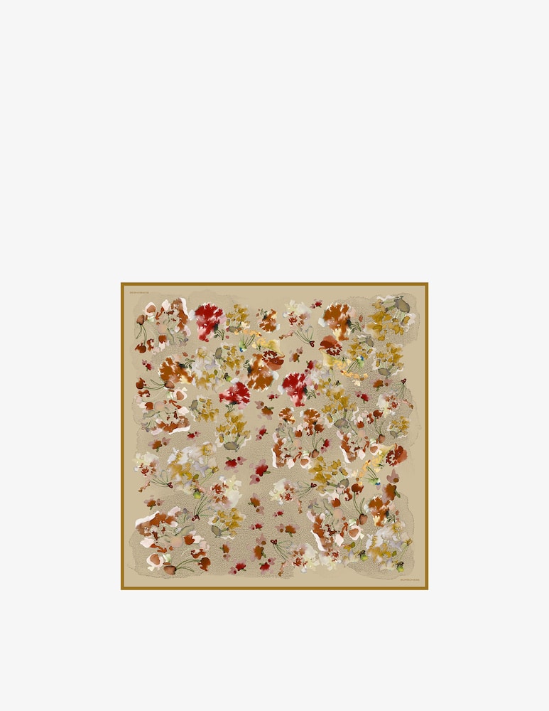 rinascente Borbonese Foulard a fiori acquerello
