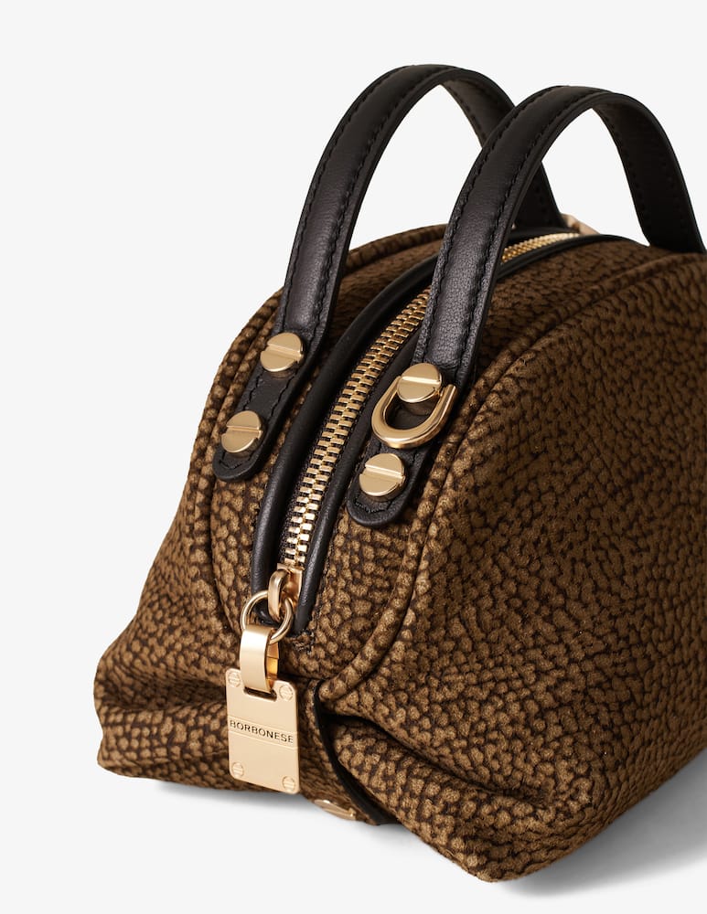 Borbonese Mini suede handbag Sexi xs - picture 4 Borbonese Mini suede handbag Sexi xs - picture 4