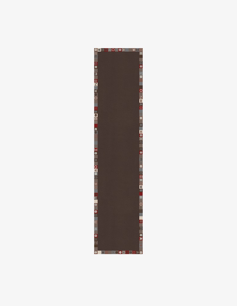 rinascente Borbonese Sciarpa con bordo logo