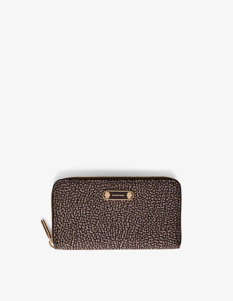 Borbonese Medium zip-around wallet - picture 1 Borbonese Medium zip-around wallet - picture 1