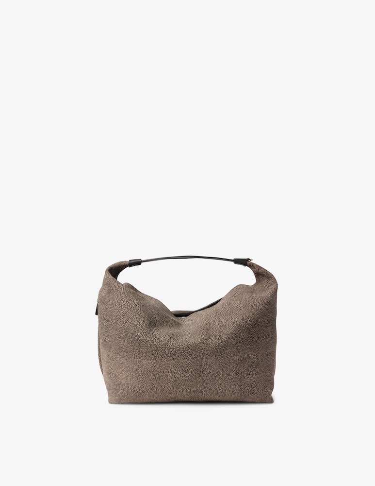 Borbonese Borsa a spalla meda hobo Plie - immagine 1 Borbonese Borsa a spalla meda hobo Plie - immagine 1