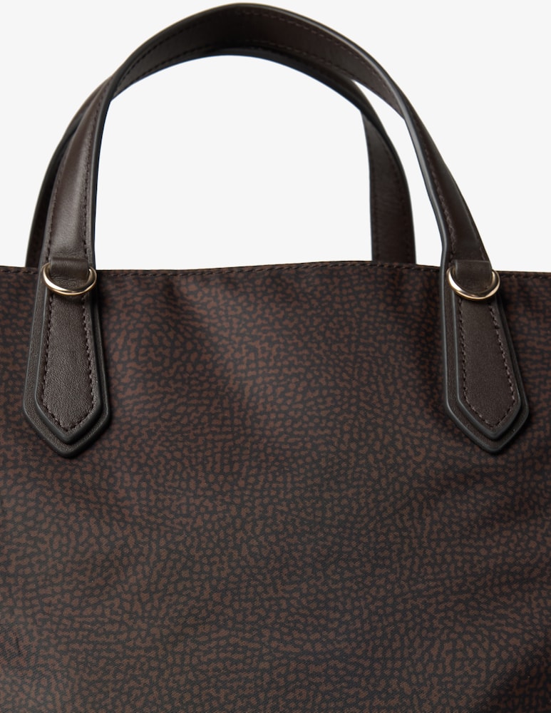 Borbonese Escape medium nylon shopping tote bag - picture 4 Borbonese Escape medium nylon shopping tote bag - picture 4