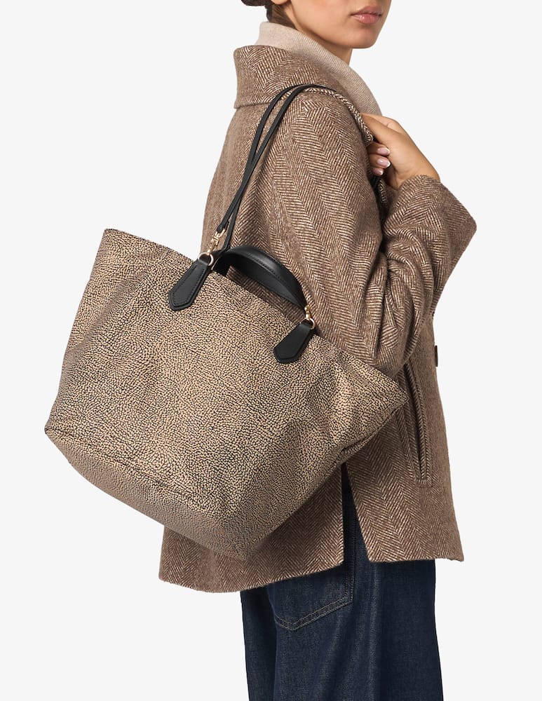 Borbonese Escape medium nylon tote bag - picture 2 Borbonese Escape medium nylon tote bag - picture 2