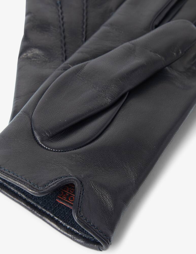 rinascente Mario Portolano Guanti nappa impunture 4234 - Nero