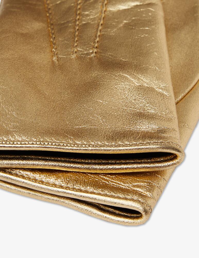 rinascente Mario Portolano Nappa leather gloves - Beige