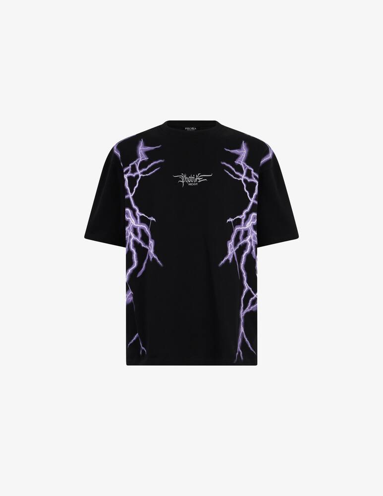 Phobia Maglietta lateral lightning print - immagine 3 Phobia Maglietta lateral lightning print - immagine 3